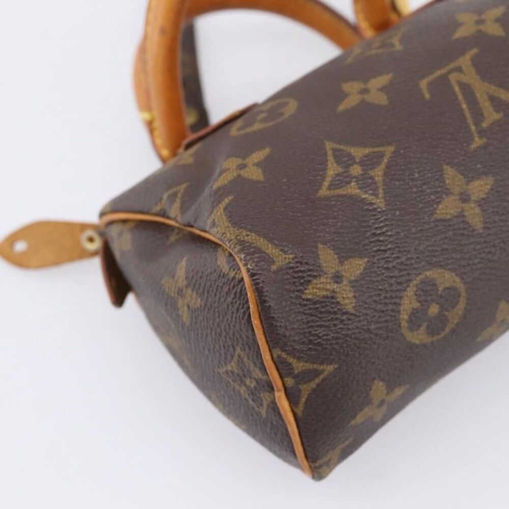 Louis Vuitton Speedy Mini Hl Monogram Canvas Brown Canvas Handbag - Picture 8 of 16